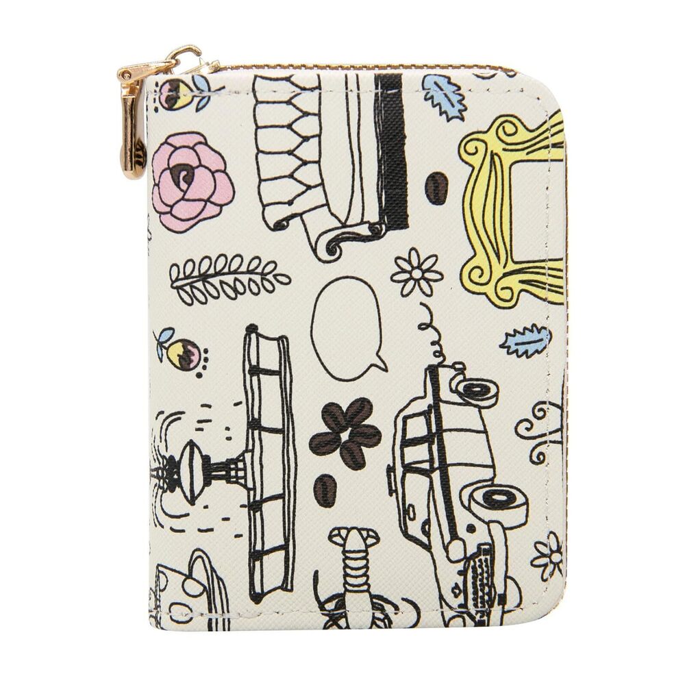 4780 Credit Card Holder Girls Small Card Case Short Flower Cute Accordion